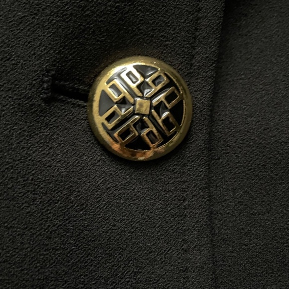 Dennis Basso Black Long Sleeves Jacket Size 12 - Picture 7 of 8